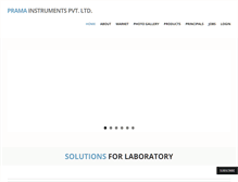Tablet Screenshot of pramagroup.com